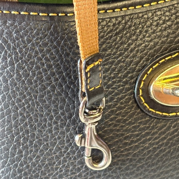 Dooney & Bourke Burgundy and Black Crossbody Bag - Picture 7 of 8